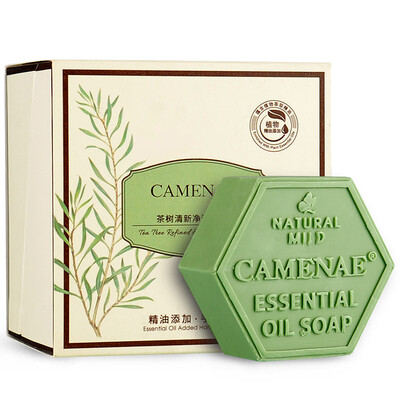 Ka Mei Le (CAMENAE) tea tree oil handmade soap 100g send bubble net (control pox oil blackhead soap cleanser facial cleanser
Ka Mei Le (CAMENAE) tea tree oil handmade soap 100g send bubble net (control pox oil blackhead soap cleanser facial cleanser