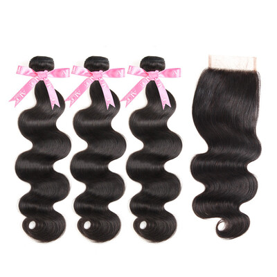 ALot Hair 3 Bundles Peruvian Body Wave With Lace Closure Three Middle Free Part 100 Human Hair Weave 3 Bundles with Closure
ALot Hair 3 Bundles Peruvian Body Wave With Lace Closure Three Middle Free Part 100 Human Hair Weave 3 Bundles with Closure