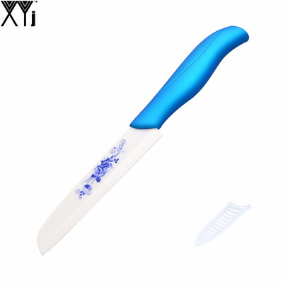 Single 4" Ceramic Knife Blue Pattern Blade ABS+TPR Handle Ceramic Santoku Knife XYJ Cooking Tools Kitchen knife Best Present
Single 4" Ceramic Knife Blue Pattern Blade ABS+TPR Handle Ceramic Santoku Knife XYJ Cooking Tools Kitchen knife Best Present