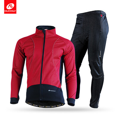 NUCKILY Men's Winter Windproof Outdoor Clothing Breathable Polyester Cycling Sports jersey Suit
NUCKILY Men's Winter Windproof Outdoor Clothing Breathable Polyester Cycling Sports jersey Suit