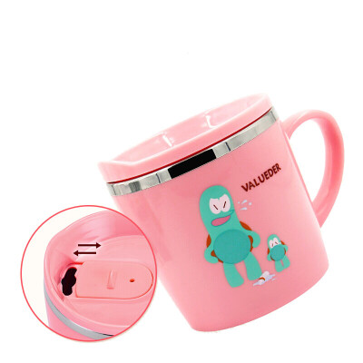 Weilundier childrens water cup stainless steel household drinking cup baby with lid handle leak-proof drinking cup 210ml pink
Weilundier childrens water cup stainless steel household drinking cup baby with lid handle leak-proof drinking cup 210ml pink