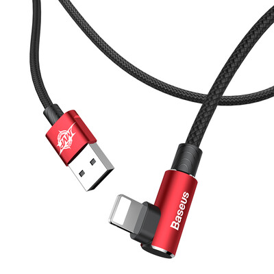 Baseus Brand Lightning USB Elbow Cable Charger Data Sync Connector Fast Charging Cord For iPhone X 8 6S 7 Plus 5 iPad mini Pro
Baseus Brand Lightning USB Elbow Cable Charger Data Sync Connector Fast Charging Cord For iPhone X 8 6S 7 Plus 5 iPad mini Pro