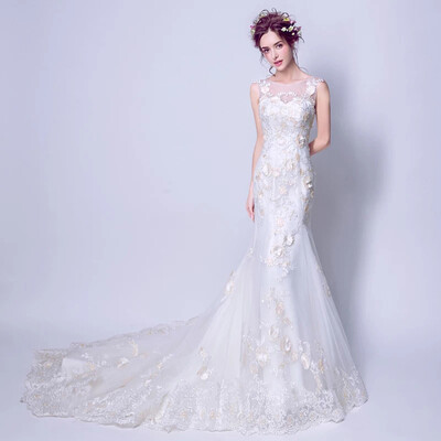 New Illusion Bodice Sheer Straps Backless Embroidery Lace Mermaid Fishtail Wedding Dress All
New Illusion Bodice Sheer Straps Backless Embroidery Lace Mermaid Fishtail Wedding Dress All