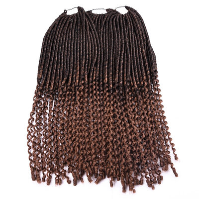 20 inch Faux Locs Curly Crochet Hair 24 Roots Crochet Braids Synthetic Braiding Hair 3 Colors
20 inch Faux Locs Curly Crochet Hair 24 Roots Crochet Braids Synthetic Braiding Hair 3 Colors