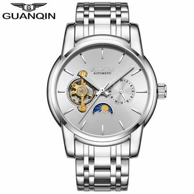 GUANQIN Mens watch business waterproof automatic mechanical watch hollow sports watch
GUANQIN Mens watch business waterproof automatic mechanical watch hollow sports watch