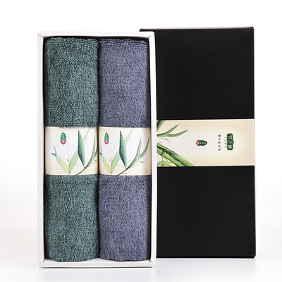 Bamboo Brocade towel gift box bamboo fiber color spinning high-end business towel set gift box towel 2 Pack 35 76cm 125g
Bamboo Brocade towel gift box bamboo fiber color spinning high-end business towel set gift box towel 2 Pack 35 76cm 125g