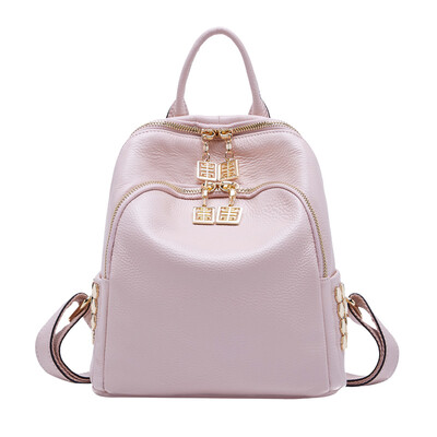 Boyatu leather backpack fashion Korean college wind ladies bag travel backpack female Danshan powder
Boyatu leather backpack fashion Korean college wind ladies bag travel backpack female Danshan powder