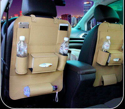 Pu Leather Car Seat Back Organizer and iPad mini Holder, Universal Use as Car Backseat Organizer for Kids, Storage Bottles, Tissue
Pu Leather Car Seat Back Organizer and iPad mini Holder, Universal Use as Car Backseat Organizer for Kids, Storage Bottles, Tissue