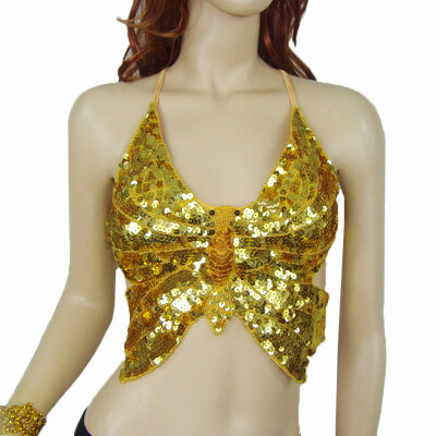 High Quality Brand New Women Cheap Sequin Belly Dance Sexy Butterfly Top Straps Belly Dancing Costume Tops
High Quality Brand New Women Cheap Sequin Belly Dance Sexy Butterfly Top Straps Belly Dancing Costume Tops