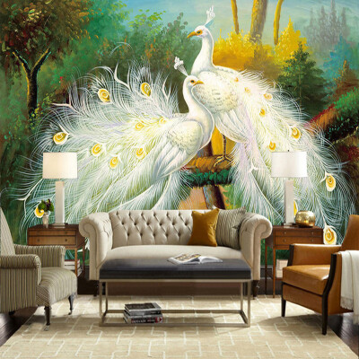 Custom 3D Photo Wallpaper Murals White Peacock Forest Scenery Oil Painting Living Room Bedroom Backdrop Art Mural Wall Paper
Custom 3D Photo Wallpaper Murals White Peacock Forest Scenery Oil Painting Living Room Bedroom Backdrop Art Mural Wall Paper