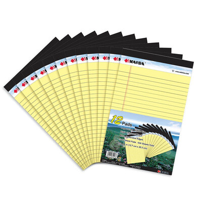 Kaiser (KAISA) 00554 A4 yellow legalpad paper (with tape) 50 pages (210 * 297mm) 6 this equipment
Kaiser (KAISA) 00554 A4 yellow legalpad paper (with tape) 50 pages (210 * 297mm) 6 this equipment