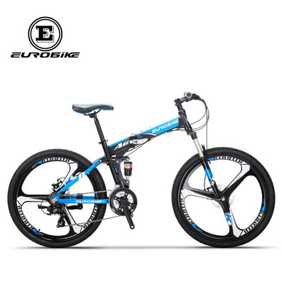 Eurobike 26" Folding Mountain Bike Aluminium Frame Shimano 21 Speed Full Suspension Bicycle Daul Disc Brakes MTB
Eurobike 26" Folding Mountain Bike Aluminium Frame Shimano 21 Speed Full Suspension Bicycle Daul Disc Brakes MTB