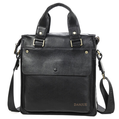 DANJUE Cowskin Mens Handbag Business Vertical Shoulder Bag For Male Brand Genuine Leather Messenger Bags Black
DANJUE Cowskin Mens Handbag Business Vertical Shoulder Bag For Male Brand Genuine Leather Messenger Bags Black