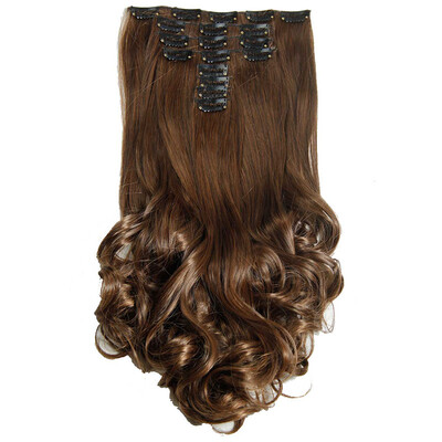 AISIHAIR 16Colors Clip in Hair Extensions 8pcs/set 22inch 55 cm Long Wavy Heat Resistant Hairpiece
AISIHAIR 16Colors Clip in Hair Extensions 8pcs/set 22inch 55 cm Long Wavy Heat Resistant Hairpiece