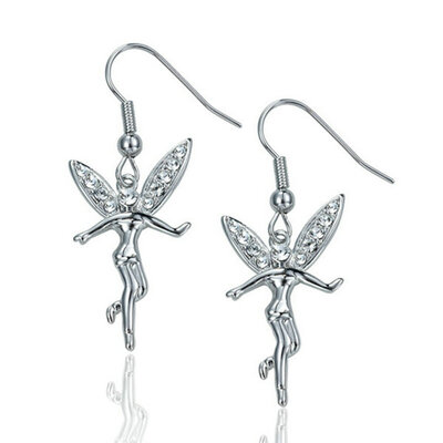 Yoursfs® 18K white Gold Plated Tinkerbell Earring hooks Use clear Austrian Crystal Fashion Jewelry
Yoursfs® 18K white Gold Plated Tinkerbell Earring hooks Use clear Austrian Crystal Fashion Jewelry