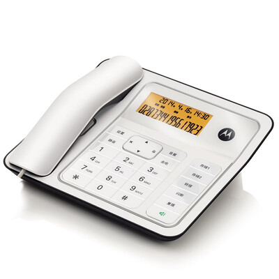 Motorola Motorola CT330C Fixed Corded Phone Landline Caller ID Orange Backlit Dual Interface Free Battery Handsfree Large Screen Home Office Airplane White
Motorola Motorola CT330C Fixed Corded Phone Landline Caller ID Orange Backlit Dual Interface Free Battery Handsfree Large Screen Home Office Airplane White