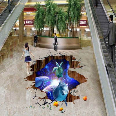 Free shipping custom 3D Dolphin octopus shopping mall aquarium waterproof PVC floor wallpaper mural 250cmx200cm
Free shipping custom 3D Dolphin octopus shopping mall aquarium waterproof PVC floor wallpaper mural 250cmx200cm