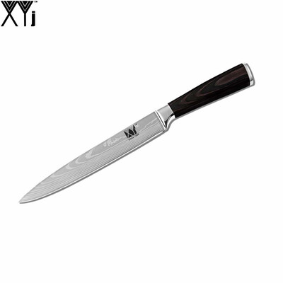XYJ Brand 7Cr17 Stainless Steel Sharp 8 Inch Slicing Kitchen Knife Pattern Stainless Steel Blade Kitchen Accessories Hot Sale
XYJ Brand 7Cr17 Stainless Steel Sharp 8 Inch Slicing Kitchen Knife Pattern Stainless Steel Blade Kitchen Accessories Hot Sale
