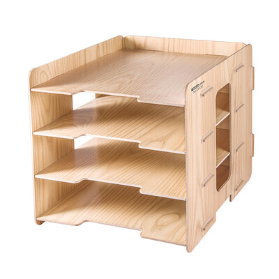 Jinlongxing Glosen DIY wooden file tray four-layer file holder information desk file box office file column basket desktop storage box D9119 wood color
Jinlongxing Glosen DIY wooden file tray four-layer file holder information desk file box office file column basket desktop storage box D9119 wood color