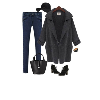 CANIS@New Women's Batwing Sleeve Knitted Cardigan Loose Casual Sweater Lady Jacket Coat
CANIS@New Women's Batwing Sleeve Knitted Cardigan Loose Casual Sweater Lady Jacket Coat
