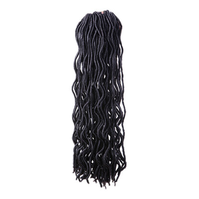 20" Faux Locs Curly Crochet Hair 24 Roots Synthetic Crochet Braids Hair Extensions Pure Color Crochet Braiding Hair
20" Faux Locs Curly Crochet Hair 24 Roots Synthetic Crochet Braids Hair Extensions Pure Color Crochet Braiding Hair