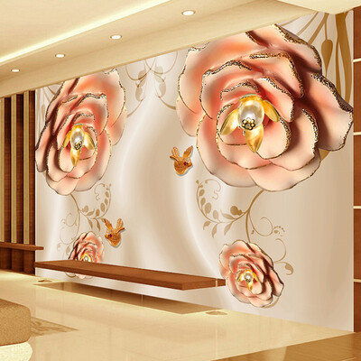 High Quality Custom 3D Wall Murals Wallpaper Luxury 3D Stereoscopic Embossed Peony Flower Living Room Background Decor Painting
High Quality Custom 3D Wall Murals Wallpaper Luxury 3D Stereoscopic Embossed Peony Flower Living Room Background Decor Painting