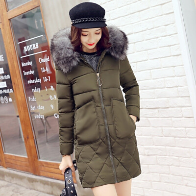 Winter New Arrival Womens Cotton-padded Long Coat Fashion Fur Collar Hooded Winter Warm Outwear Coat Jacket
Winter New Arrival Womens Cotton-padded Long Coat Fashion Fur Collar Hooded Winter Warm Outwear Coat Jacket