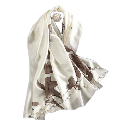 

Шарфы Wrap Shawl Silk-Satin Scarf Women Ladies Soft Long Printing (180 см * 90 см)