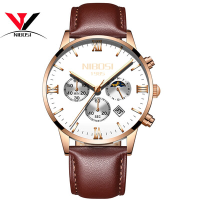 NIBOSI Famous Brand Watches Men Leather Band Fashion Luxury Full Steel Clock Quartz Wristwatch Male Watch Relogio Masculino Casual
NIBOSI Famous Brand Watches Men Leather Band Fashion Luxury Full Steel Clock Quartz Wristwatch Male Watch Relogio Masculino Casual