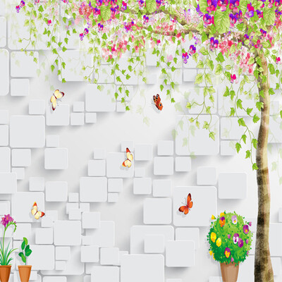 Custom 3D Mural Wallpaper For Wall Non-woven Cartoon Tree Brick Wall Paper Home Decor Room TV Sofa Backdrop Straw Wall Cover
Custom 3D Mural Wallpaper For Wall Non-woven Cartoon Tree Brick Wall Paper Home Decor Room TV Sofa Backdrop Straw Wall Cover