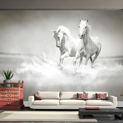 Custom 3D Photo Wallpaper Large Mural Retro White Horse Wall Mural Sofa Bedroom TV Backdrop 3D Stereo Mural Wallpaper For Walls
Custom 3D Photo Wallpaper Large Mural Retro White Horse Wall Mural Sofa Bedroom TV Backdrop 3D Stereo Mural Wallpaper For Walls