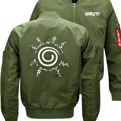 Uzumaki Naruto Bomber Flight Flying Jacket Winter thicken Warm Zipper Men Jackets Anime Mens Casual Coat
Uzumaki Naruto Bomber Flight Flying Jacket Winter thicken Warm Zipper Men Jackets Anime Mens Casual Coat