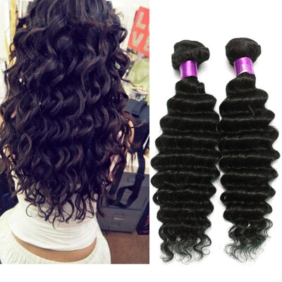 8A Brazilian Deep Wave Virgin Human Hair Extensions Natural Black 8-26 Inches 4Bundles Brazilian Virgin Hair Deep Wave Hair Wefts
8A Brazilian Deep Wave Virgin Human Hair Extensions Natural Black 8-26 Inches 4Bundles Brazilian Virgin Hair Deep Wave Hair Wefts