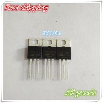 Free Shipping 50PCS/LOT IRF1404 IRF1404PBF TO-220AB 40V 162V N-CHANNEL 100% NEW ORIGINAL in srock
Free Shipping 50PCS/LOT IRF1404 IRF1404PBF TO-220AB 40V 162V N-CHANNEL 100% NEW ORIGINAL in srock