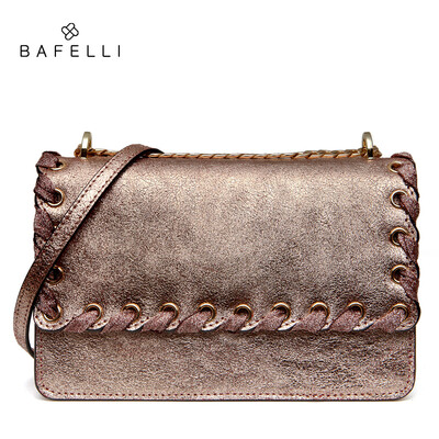 BAFELLI new arrival split leather bag rose gold bolsos mujer fashion ribbons crossbody bag hot sale women messenger bags
BAFELLI new arrival split leather bag rose gold bolsos mujer fashion ribbons crossbody bag hot sale women messenger bags