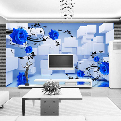Personalized Customization 3D Stereo Relief Blue Flower Mural Geometric Square Spatial Expansion Photo Wallpaper Papel De Parede
Personalized Customization 3D Stereo Relief Blue Flower Mural Geometric Square Spatial Expansion Photo Wallpaper Papel De Parede