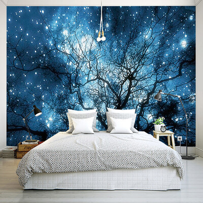 Custom 3D Photo Wallpaper Modern Abstract Art Blue Starry Sky Trees Living Room TV Background Wall Decoration Mural Home Decor
Custom 3D Photo Wallpaper Modern Abstract Art Blue Starry Sky Trees Living Room TV Background Wall Decoration Mural Home Decor