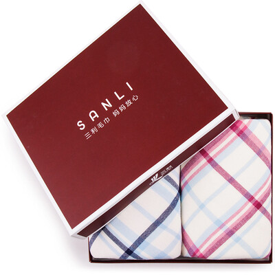 Sanli Cotton Gauze Plaid Series Towel 34×75cm AB Edition Positive&negative Wash Face Towel Gift Set 2 Pack
Sanli Cotton Gauze Plaid Series Towel 34×75cm AB Edition Positive&negative Wash Face Towel Gift Set 2 Pack