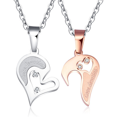 Fashion Popular Loving Heart Puzzle Pendant 316L Stainless Steel Lovers Necklaces Men Women Couple Jewelry OGX537
Fashion Popular Loving Heart Puzzle Pendant 316L Stainless Steel Lovers Necklaces Men Women Couple Jewelry OGX537