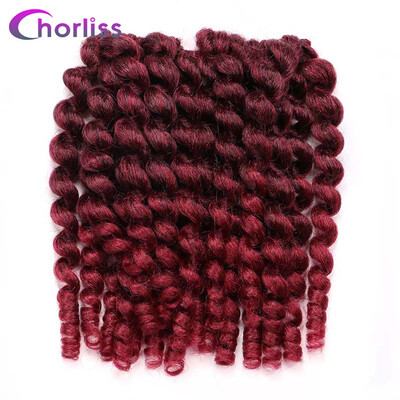 Chorliss 8 40g Jumpy Wand Curl Twist Crochet Braid Jamaican Bounce Synthetic Braiding Hair High Temperature Fiber Purple Color
Chorliss 8 40g Jumpy Wand Curl Twist Crochet Braid Jamaican Bounce Synthetic Braiding Hair High Temperature Fiber Purple Color