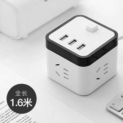Times square USB socket 3USB interface 3 jack 16 m multi-function socket socket board socket row plug wiring board drag line white black
Times square USB socket 3USB interface 3 jack 16 m multi-function socket socket board socket row plug wiring board drag line white black