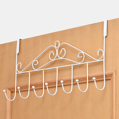 FOOJO 2 Pack Door back hook-free nail back hook wrought iron seamless rack coat rack coat hook 7 hook
FOOJO 2 Pack Door back hook-free nail back hook wrought iron seamless rack coat rack coat hook 7 hook