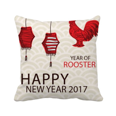 Happy New Year 2017 Rooster Square Throw Pillow Insert Cushion Cover Home Sofa Decor Gift
Happy New Year 2017 Rooster Square Throw Pillow Insert Cushion Cover Home Sofa Decor Gift