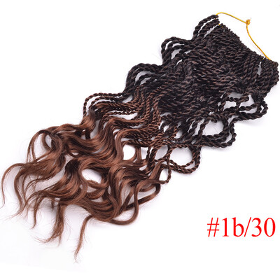 Chorliss 14" Curly Senegalese Twist Ombre Crochet Braids Synthetic Braiding Hair Extension 35 RootsPack Low Temperature Fiber
Chorliss 14" Curly Senegalese Twist Ombre Crochet Braids Synthetic Braiding Hair Extension 35 RootsPack Low Temperature Fiber