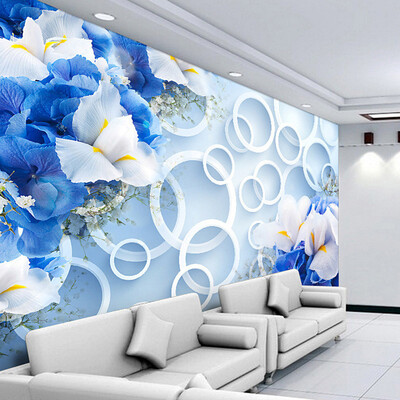 Custom 3D Mural Wallpaper Scenery For Walls TV Backdrop Modern Fantasy Fashion Blue Floral Ring Cycle Photo Wall Paper Bedroom
Custom 3D Mural Wallpaper Scenery For Walls TV Backdrop Modern Fantasy Fashion Blue Floral Ring Cycle Photo Wall Paper Bedroom