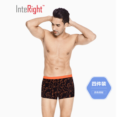 INTERIGHT underwear mens modal cotton ribbed printed boxer pants 4 boxed mixed color L
INTERIGHT underwear mens modal cotton ribbed printed boxer pants 4 boxed mixed color L