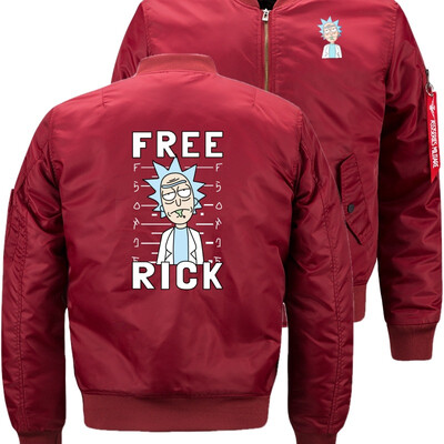 Rick&Morty Free Bomber Flight Flying Jacket Winter thicken Warm Zipper Men Jackets Anime Mens Casual Coat
Rick&Morty Free Bomber Flight Flying Jacket Winter thicken Warm Zipper Men Jackets Anime Mens Casual Coat