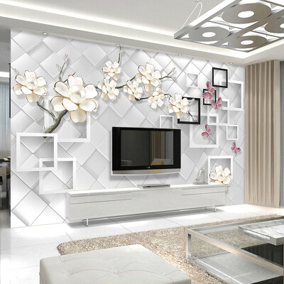 Custom 3D Photo Wallpaper White Flower Jewelry 3D TV Background Modern Design Wall Mural Non-woven Wallpaper Living Room Bedroom
Custom 3D Photo Wallpaper White Flower Jewelry 3D TV Background Modern Design Wall Mural Non-woven Wallpaper Living Room Bedroom