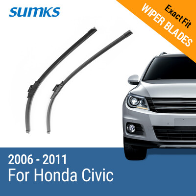 SUMKS Wiper Blades for Honda Civic 26"&23" Fit Hook Arms 2006 2007 2008 2009 2010 2011
SUMKS Wiper Blades for Honda Civic 26"&23" Fit Hook Arms 2006 2007 2008 2009 2010 2011