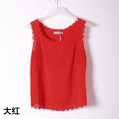 Women Fashion Solid Color Sexy Summer Sleeveless chiffon wave lace vest Camisole bottoming shirt L33
Women Fashion Solid Color Sexy Summer Sleeveless chiffon wave lace vest Camisole bottoming shirt L33